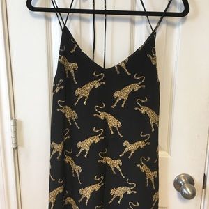 June and Hudson cheetah mini dress